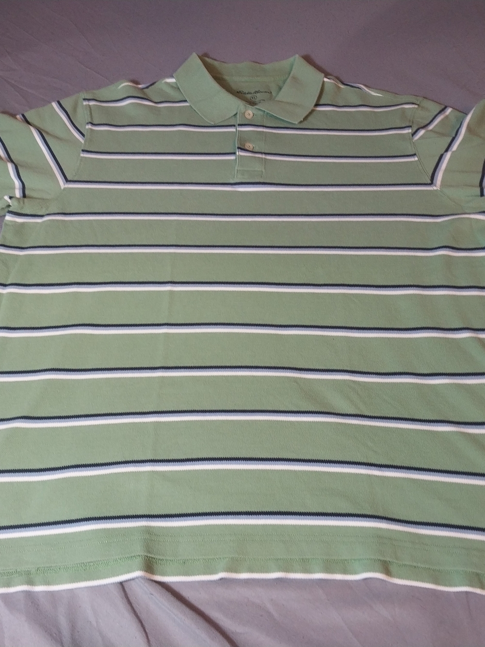 Eddie Bauer Striped Polo Shirt #440